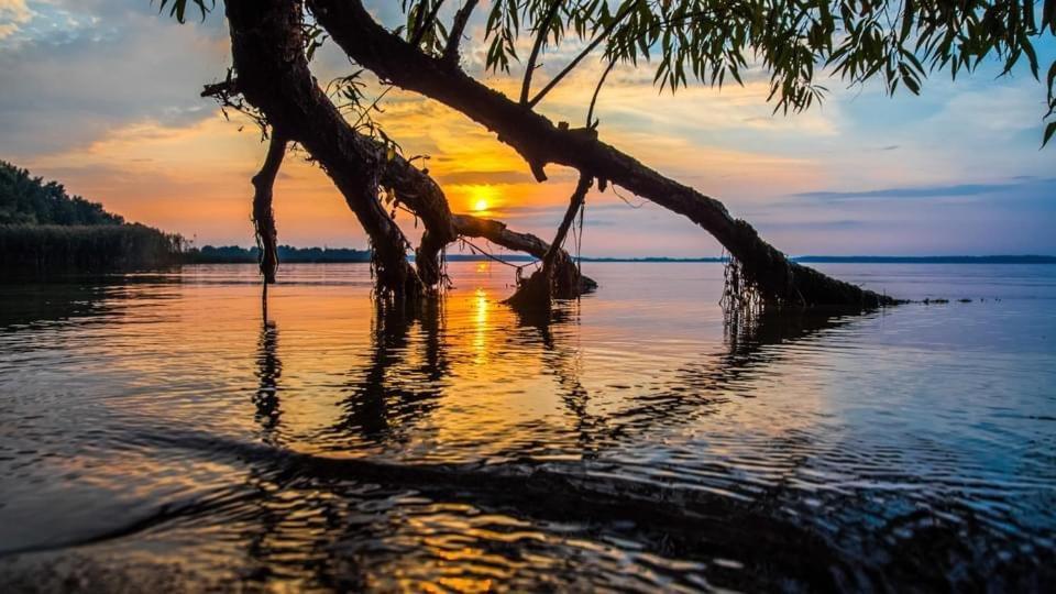 Gizycko-Przerwanki Domki Widok Na Mazury Buitenkant foto