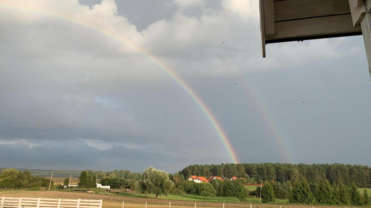 Gizycko-Przerwanki Domki Widok Na Mazury Buitenkant foto