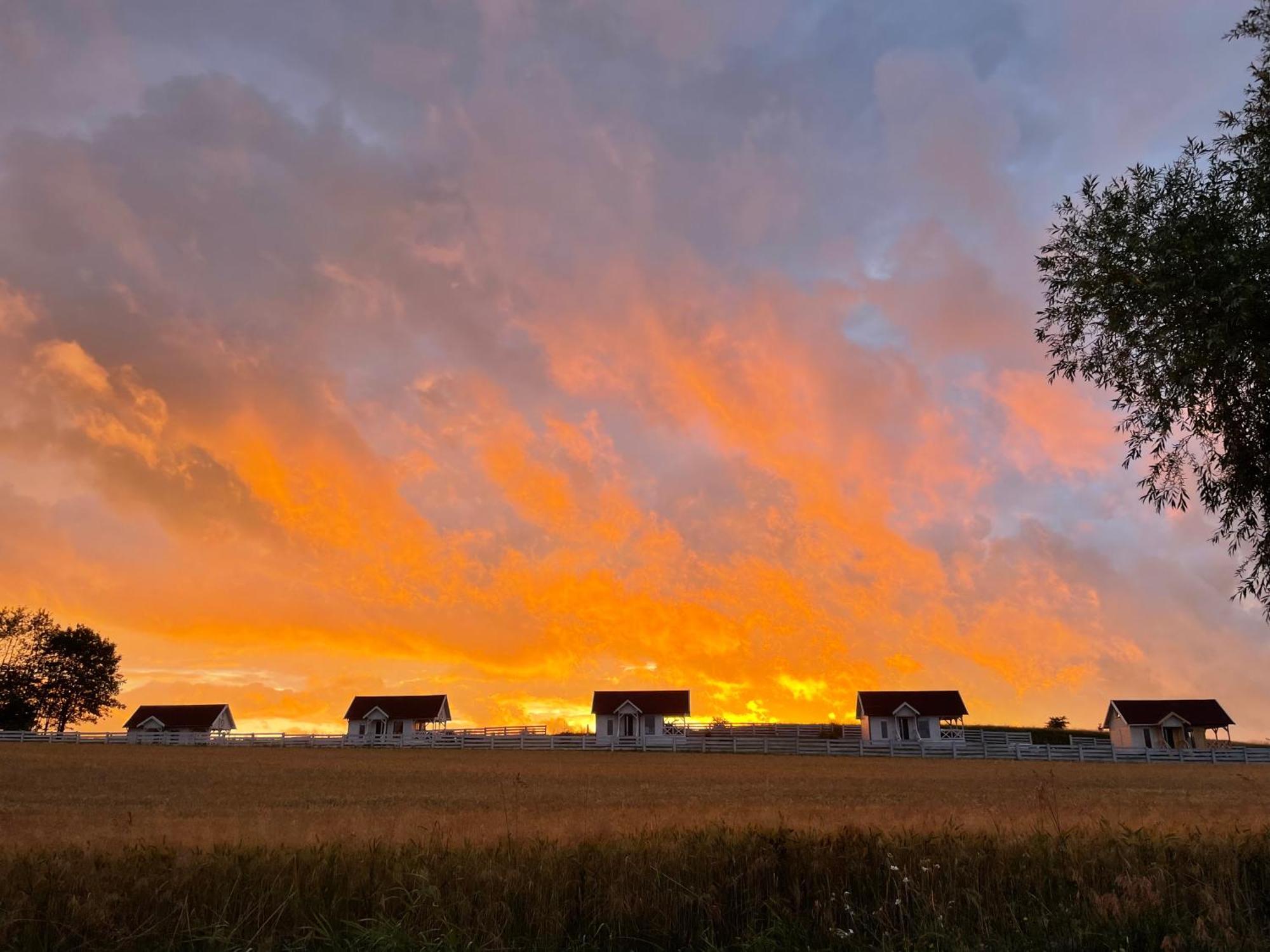 Gizycko-Przerwanki Domki Widok Na Mazury Buitenkant foto